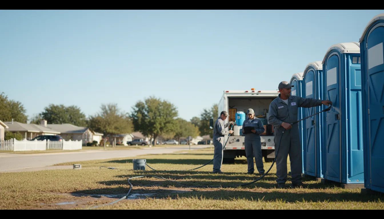 Long-Term Portable Toilet Rental in Pearl City, IL near me